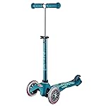Micro Kickboard - Mini Deluxe 3-Wheeled, Lean-to-Steer, Swiss-Designed Micro Scooter for Kids, Ages 2-5 (Ice Blue)