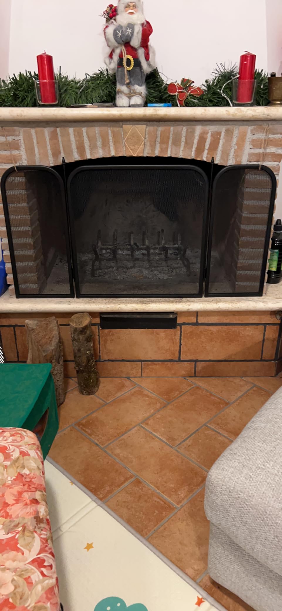 Griglia Parascintille Relaxdays Per Camino - Acciaio Nero, 62x96 Cm, Protezione Sicurezza