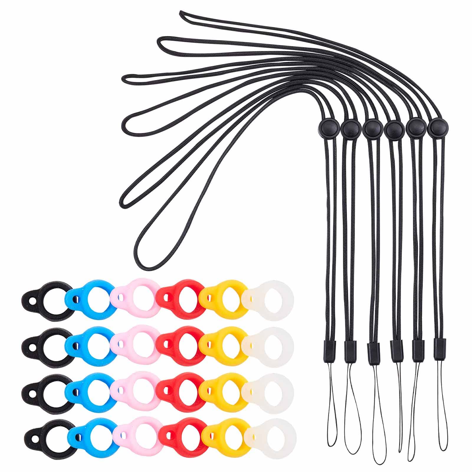GORGECRAFT 24 PZ 6 Colori Porta Anelli di Gomma A Prova di Perso