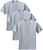 Jerzees mens 5.6 oz. 5050 Heavyweight Blend T-Shirt29M-ATHLETIC HEATHER-XL-3PK
