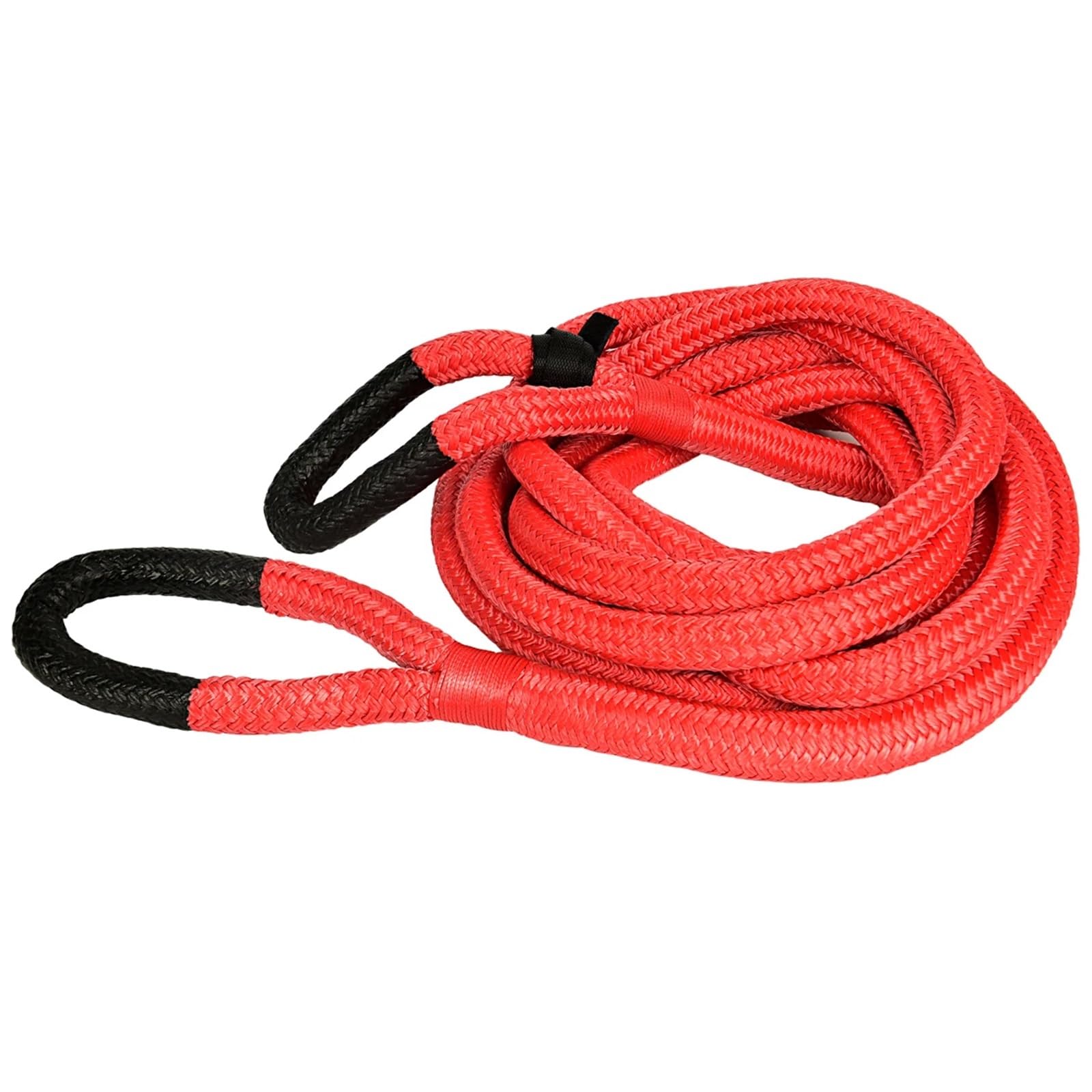 Cuerda De Remolque para Coche 22mm X 6m Recovery Tow Rope 12000kg/26400lb Breaking Strength para Coche, CamióN Y Todoterreno(Red)