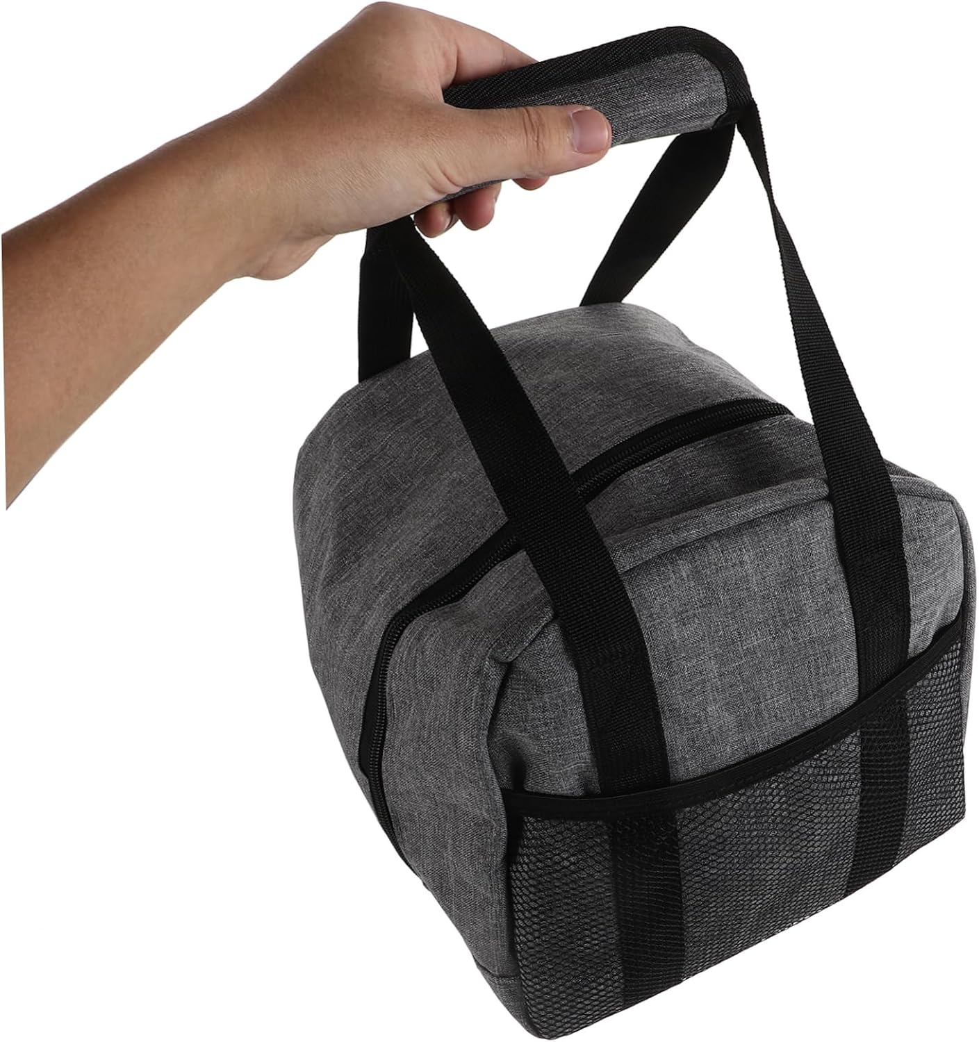 Happyyami Single Bowling Bag Padded Holder and Mesh Storage Lightweight Tote for Bowling Accessories for Travel