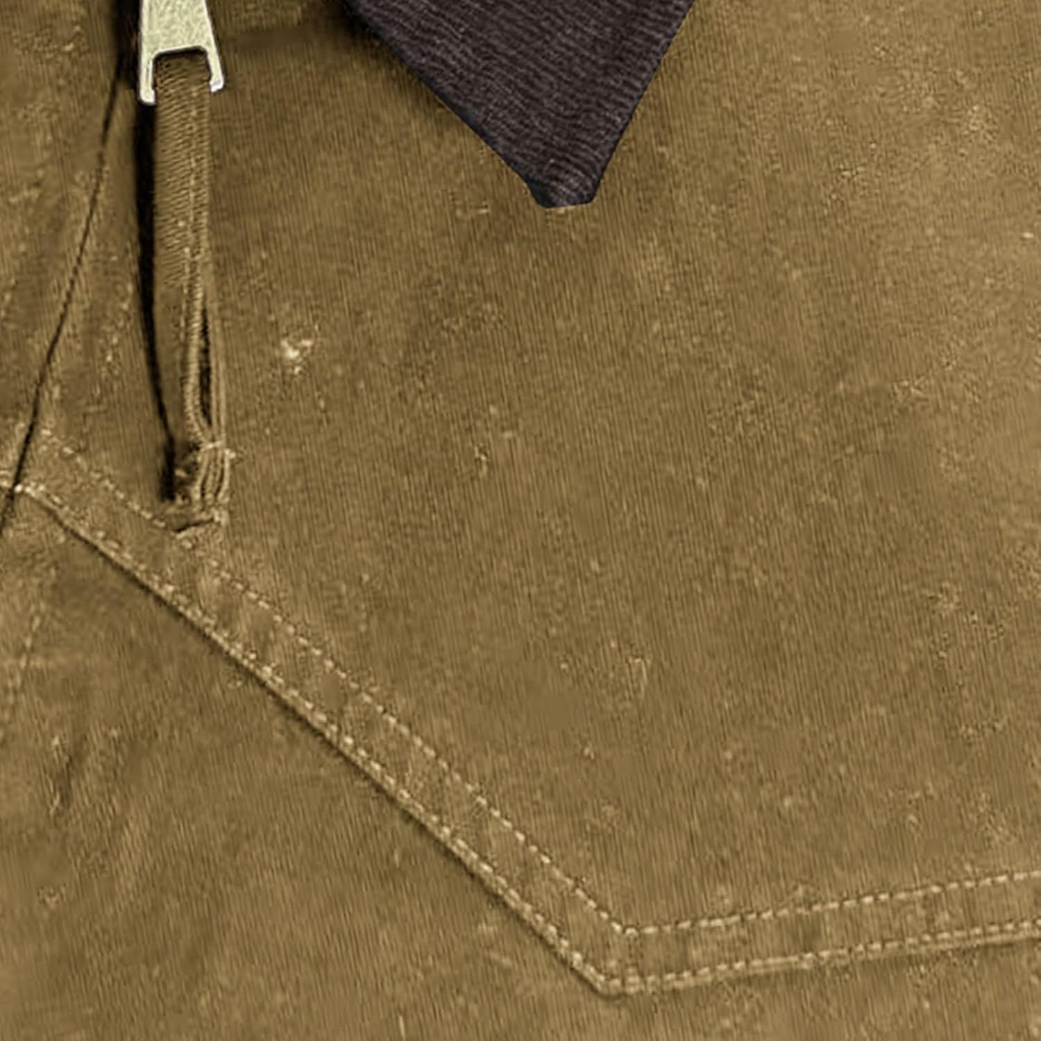 Men's Casual Quilted Cotton Jacket Cargo Corduroy Collar Jackets Work Shacket With Pockets For Fall Winter, M-3XL