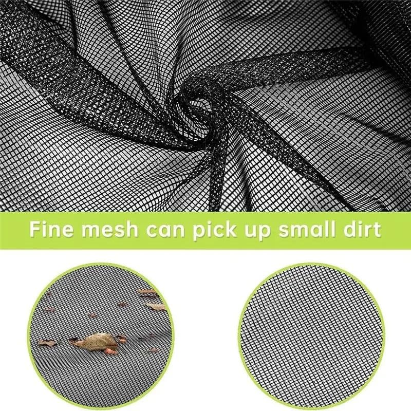 Questo retino per Foglie da Piscina con Manico, a Maglia fine, è Ideale per la Pulizia di laghetti da Giardino e da Piscina.
