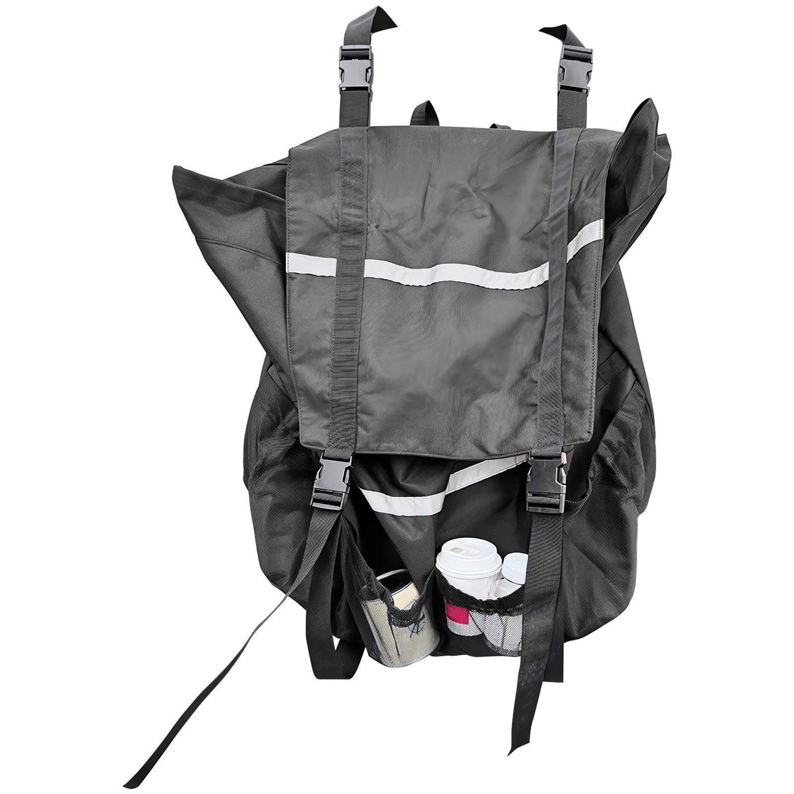 Sac poubelle pour pneu de secours et organisateur d'outils de camping étanche grand volume