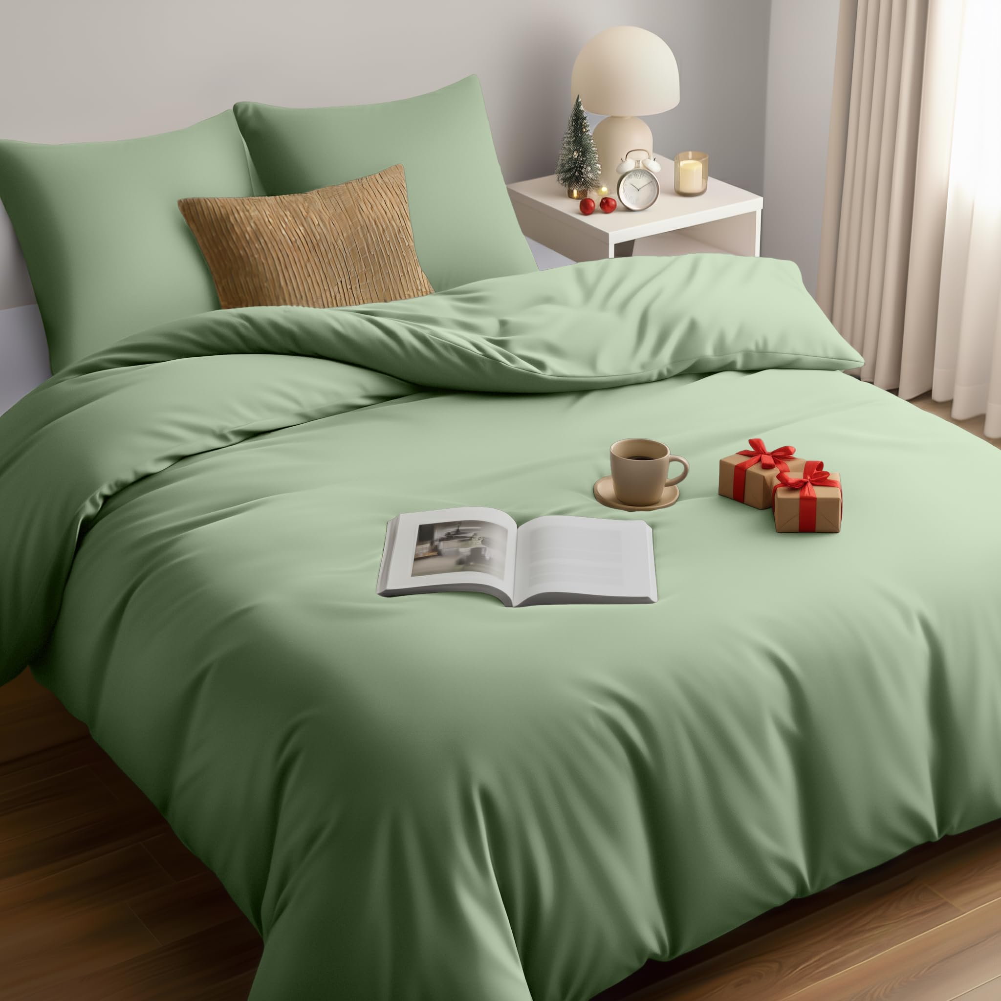 Utopia Bedding Funda Nordica Cama 180 - Microfibra Juego de Funda Nordica 240x260 cm y 2 Fundas de Almohada 65x65 cm (Blanco) — view 55