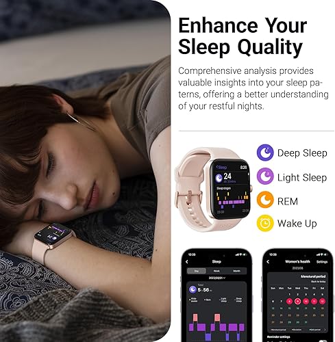 Miniatura 5 de TOZO AMOLED S4 AcuFit One - Reloj inteligente de 1.78 pulgadas, pantalla ultra clara para hombres y mujeres, monitor de actividad física de