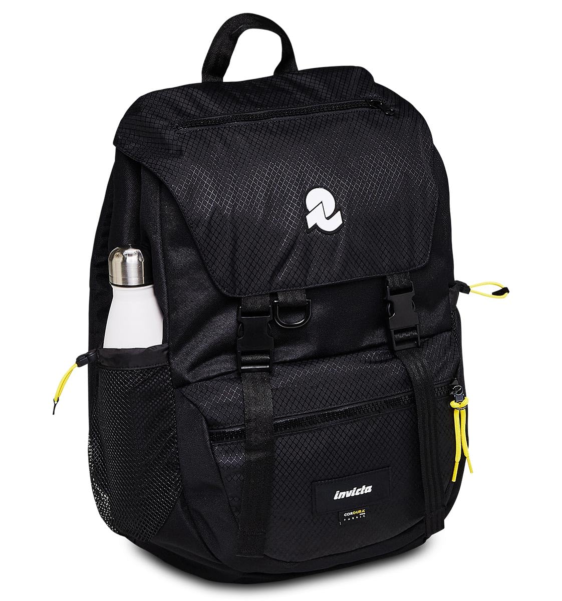 Invicta Zaino JOLLY X, Nero, Mono scomparto, Tasca porta pc, Per ragazzi e ragazze, Adulti, Scuola, Ufficio, Tempo libero
