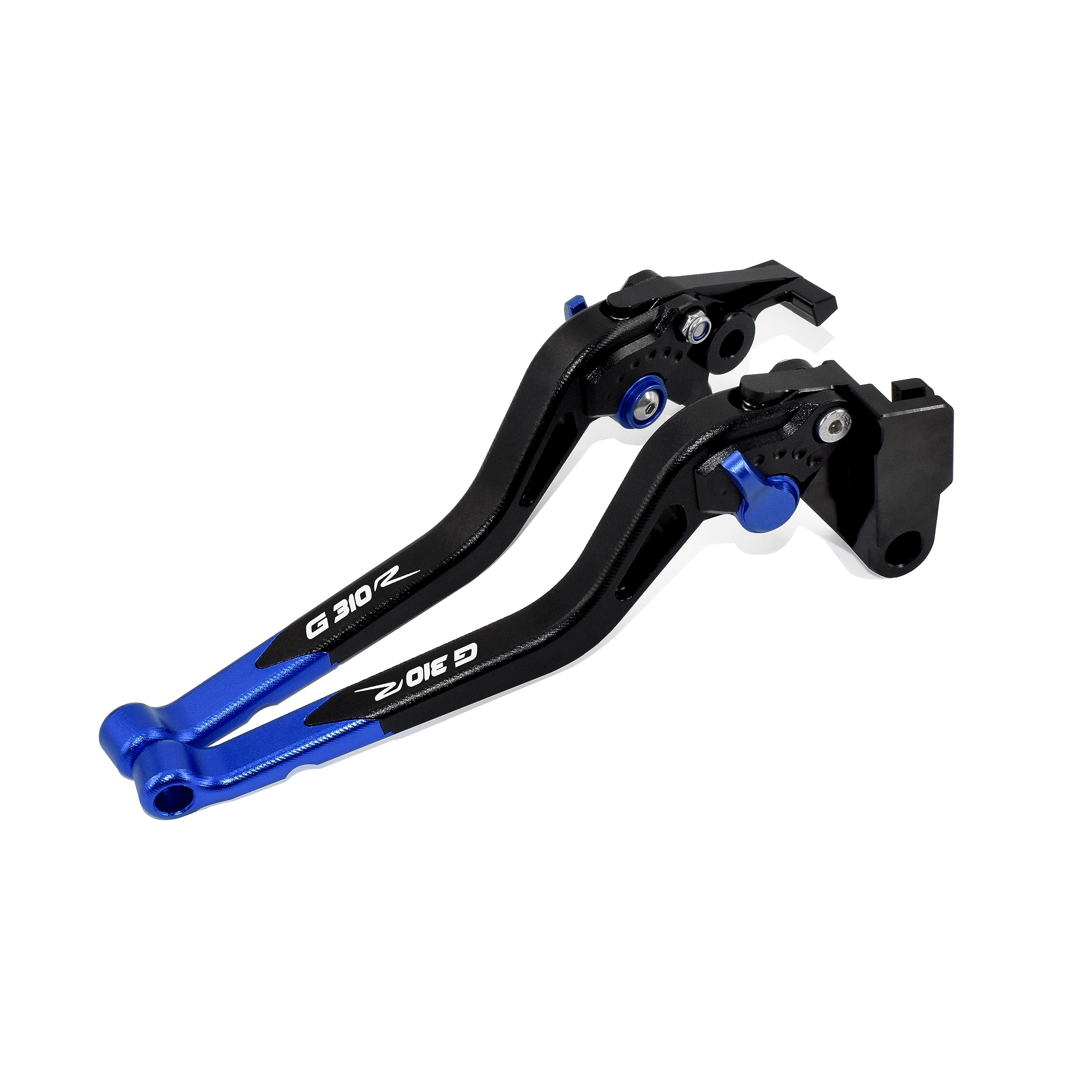 ESPEEDMTC Per BMW G310R 2017-2022 Leva della frizione del freno di dimensioni lunghe in lega di alluminio CNC modificata (Blu)