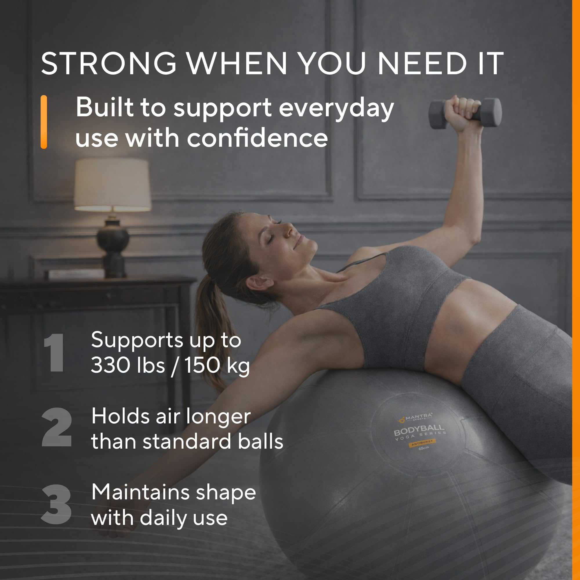 Palla da yoga, pilates, fitness, gravidanza, stabilità, equilibrio, riabilitazione, allenamento, casa, palestra, ufficio, sedia con pompa rapida inclusa