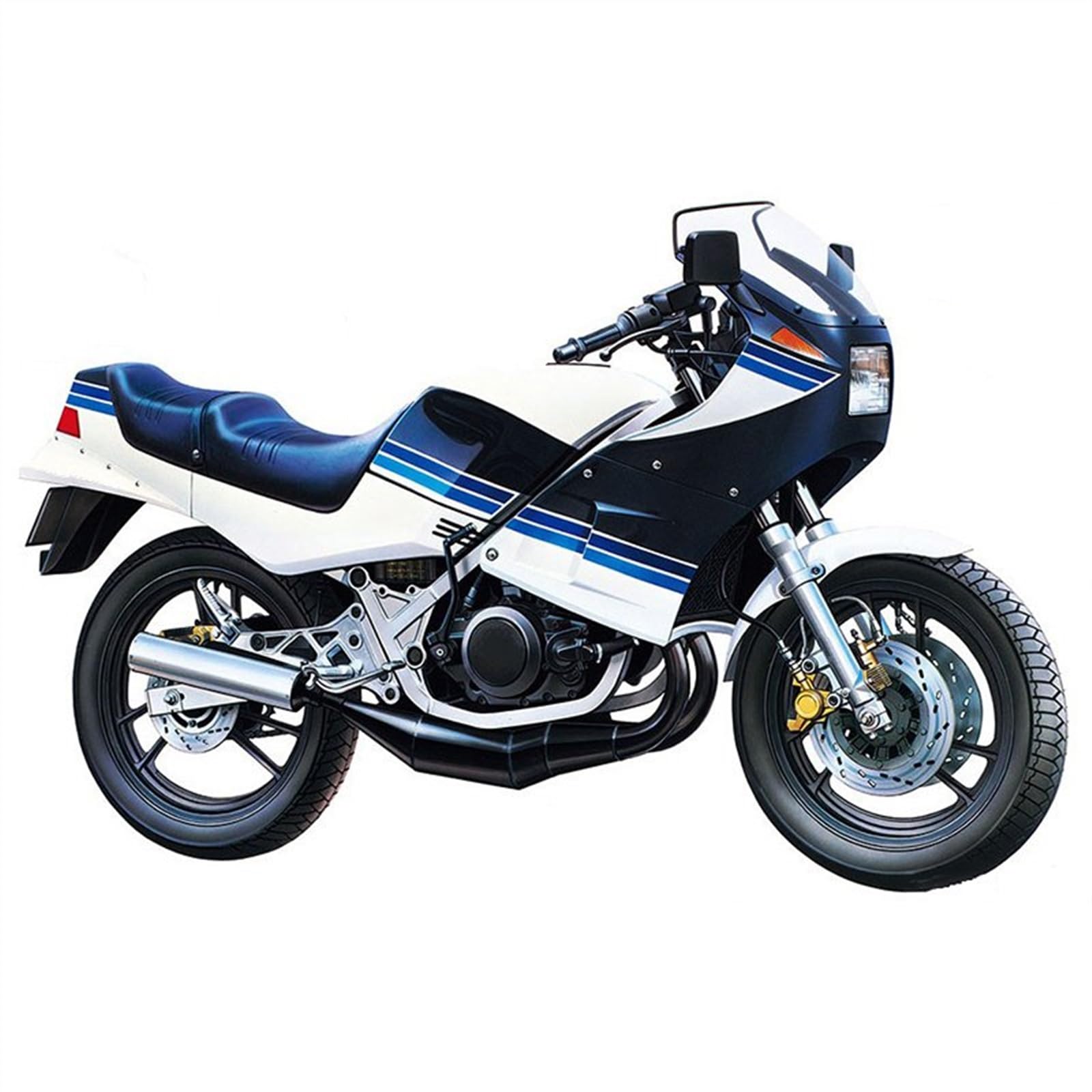 SEYXF Motorbike Toy 1/12 for Suzuki RG250 Motorcycle Assembly Model Collection Toy