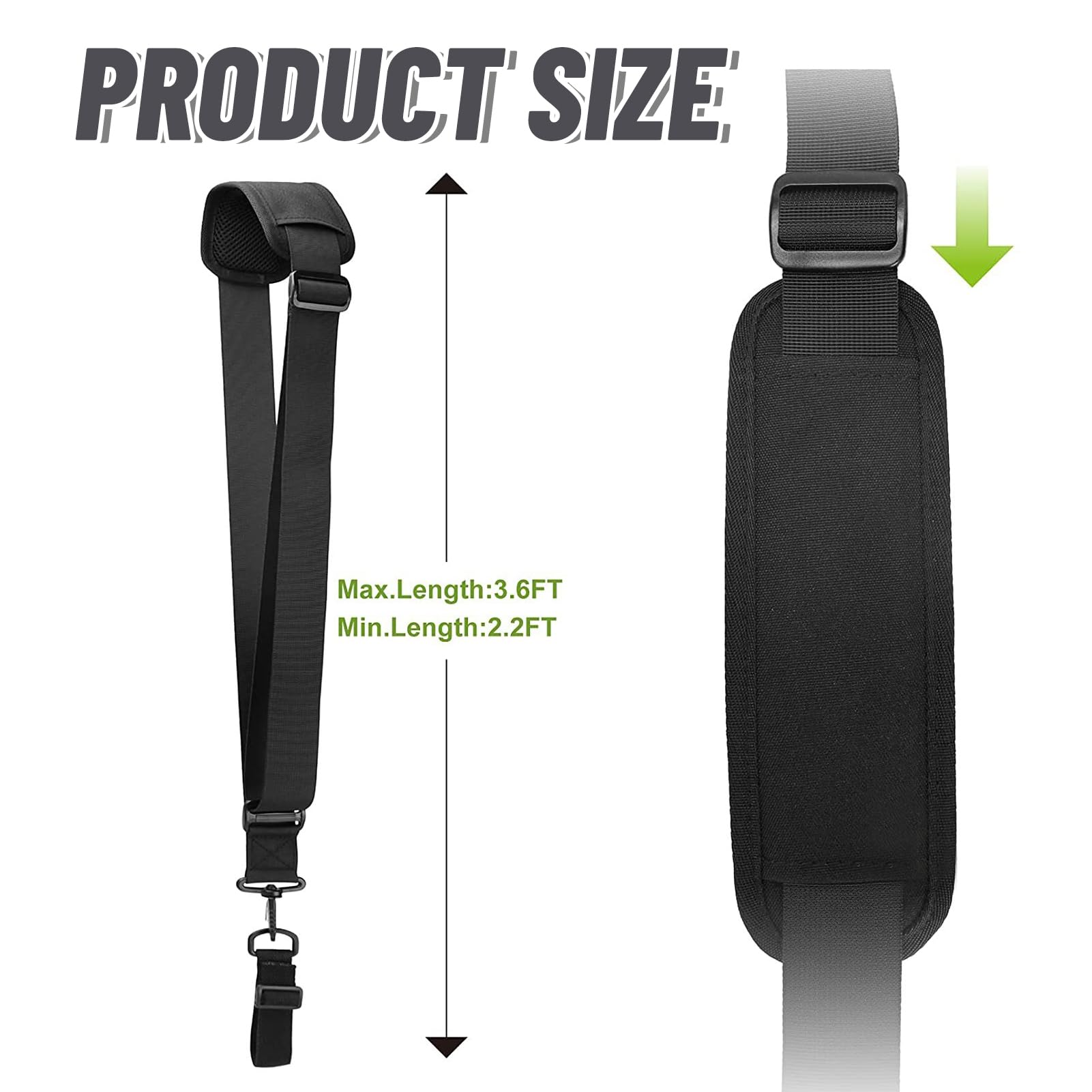 Schultergurt Für Laubbläser,Nylon Trimmer Schultergurt,Generisch Schultergurt Für Motorsense,Verstellbar Rasenmäher Trimmer Shoulder Strap Für Schneidschutz Jäter Räumung Unkraut Wacker Trimmer