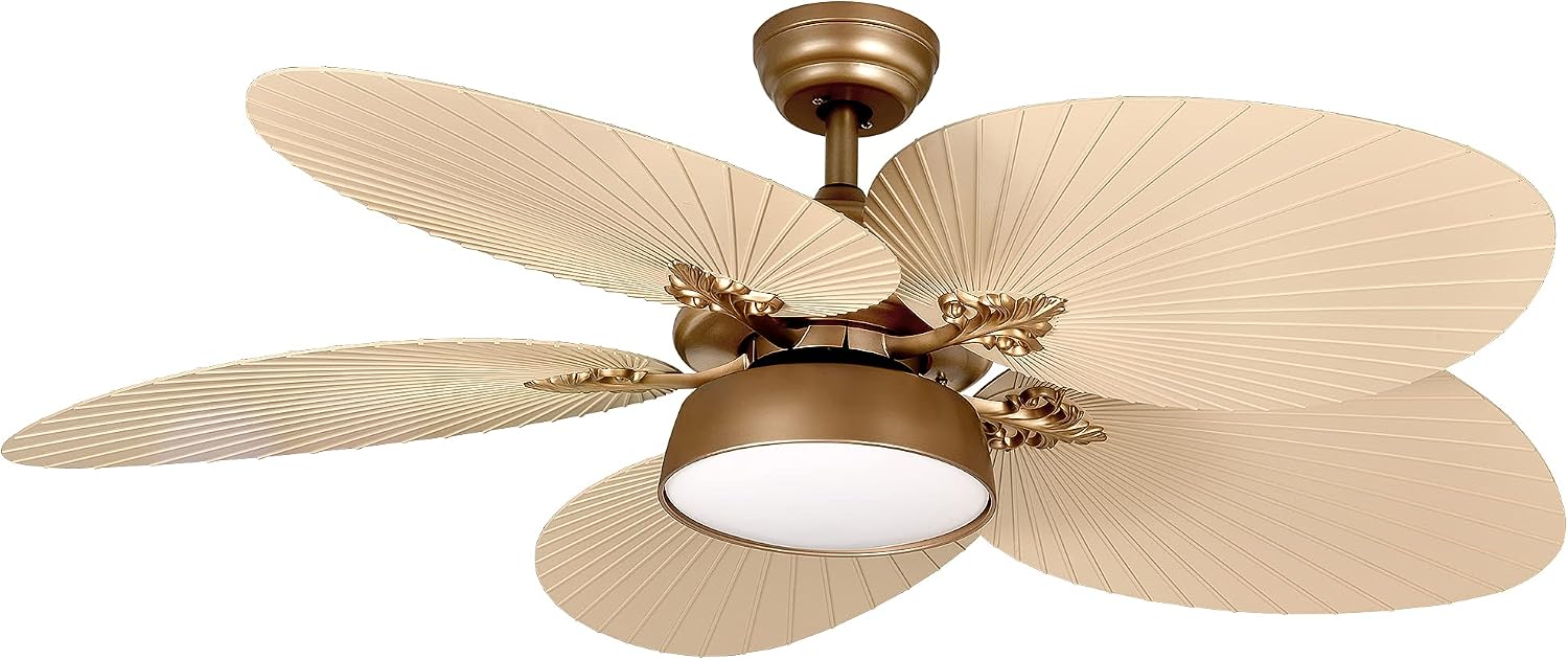 Amazoncom Yitahome Tropical Ceiling Fan With Led Light And Remote Control Amazoncom Yitahome Tropical Ceiling Fan With Led Light And Remote Control