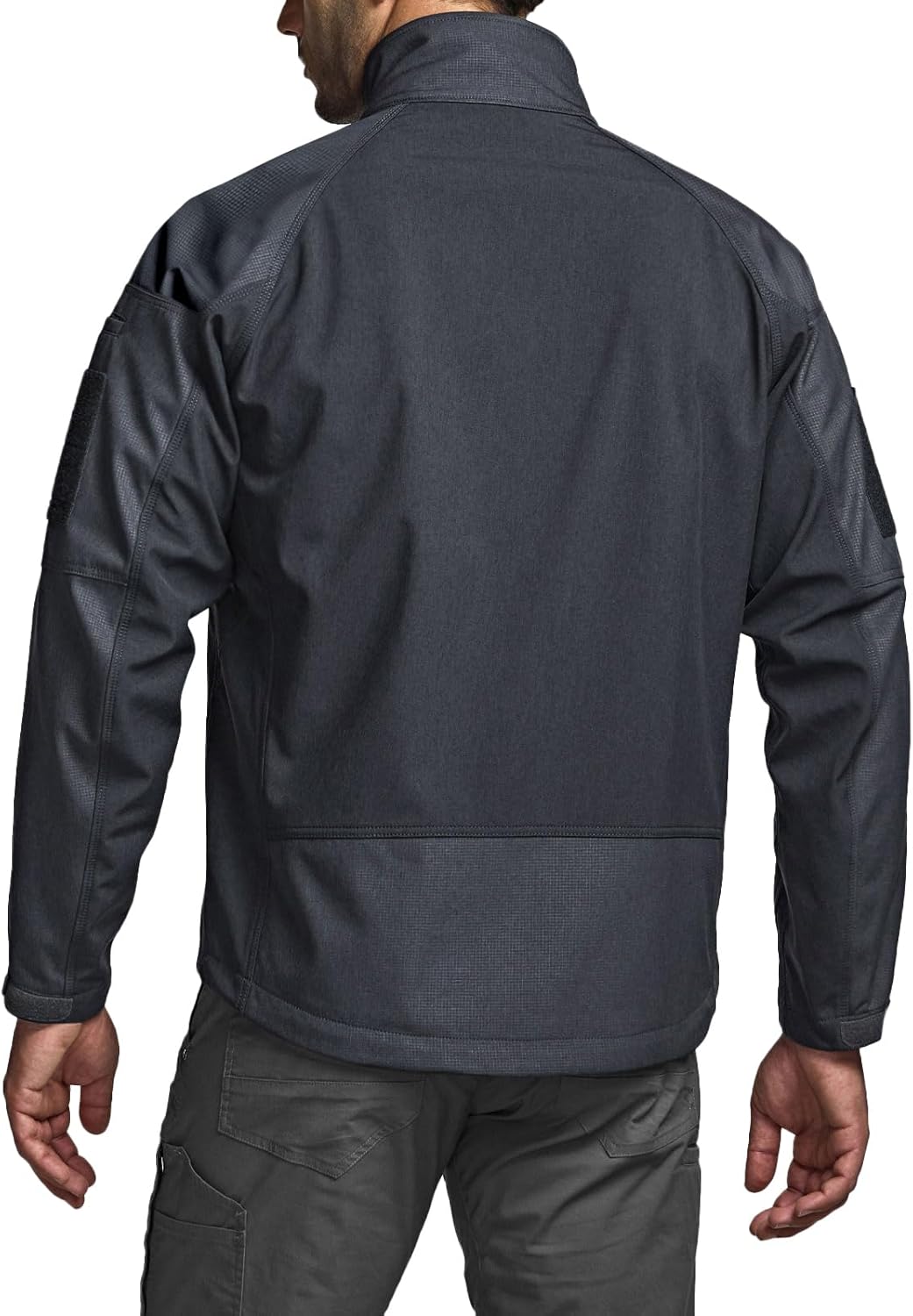 CQR Men's Tactical Softshell Jacket, Winter Warm Fleece Lined Coat, Water Resistant Outdoor Hunting Hiking Rain Windbreaker - Image 2