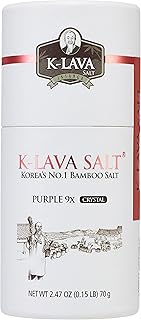 K-LAVA SALT—Korea's No.1 Bamboo Salt—Purple 9x, Crystal, 2.47 Ounce