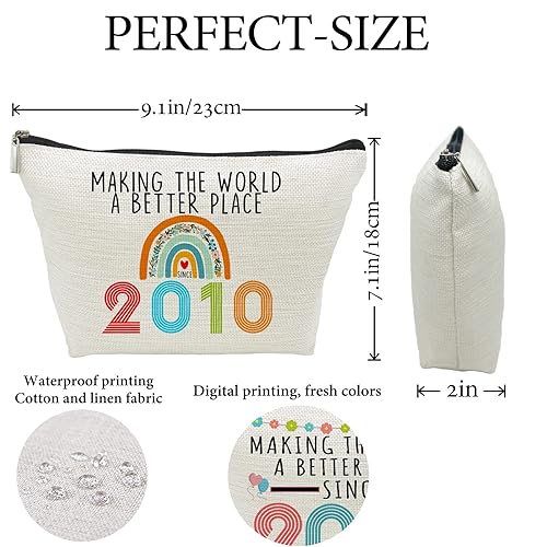 Miniatura 2 de Regalos de cumpleaños número 13 para niñas dulce bolsa de maquillaje de regalo de 13 años 13 bolsas de maquillaje de regalo de cumpleaños para ella