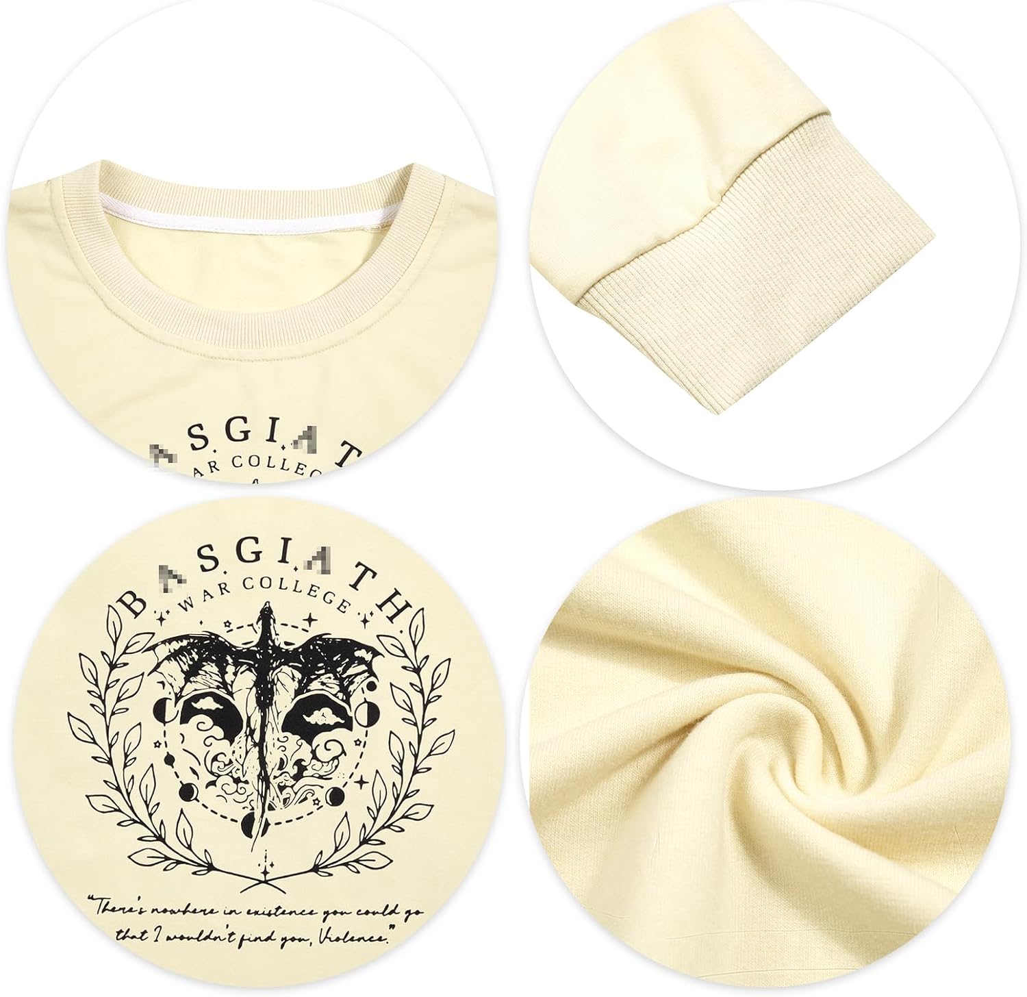 Book Sweatshirt Womens Funny Reading Shirt Book Lovers T-Shirts Casual Bookish 2 Sided Graphic Pullover Tops - Image 5