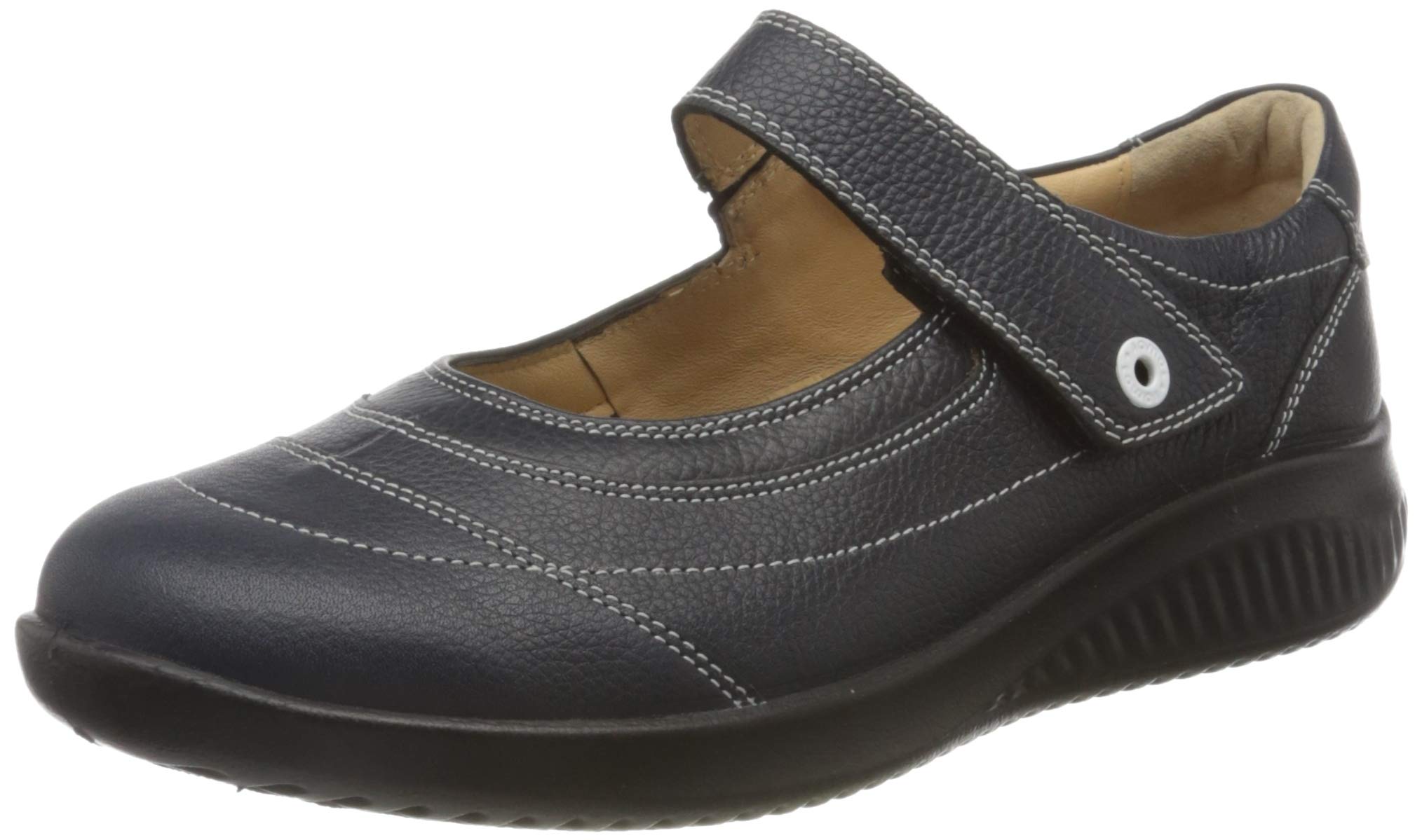 Jomos Women's D-Allegra 2020 Closed Ballet Flats, Blue Midnight Blue 61 845, 3.5 UK
