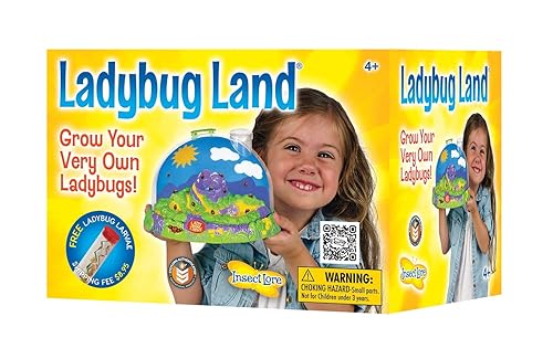 Insect Lore Live Ladybug Growing Kit Toy -unisex-children Original Ladybug