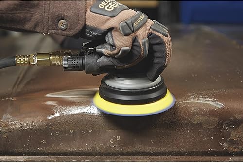 Miniatura 7 de Klutch Lijadora neumática orbital de aire - 5 pulgadas de diámetro 1.6 CFM, 10,000 RPM