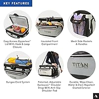 Vista 5 de Titan by Arctic Zone Deep Freeze Cooler - Zipperless Hardbody Cooler - Deep Freeze Insulation, HardBody Liner, and SmartShelf