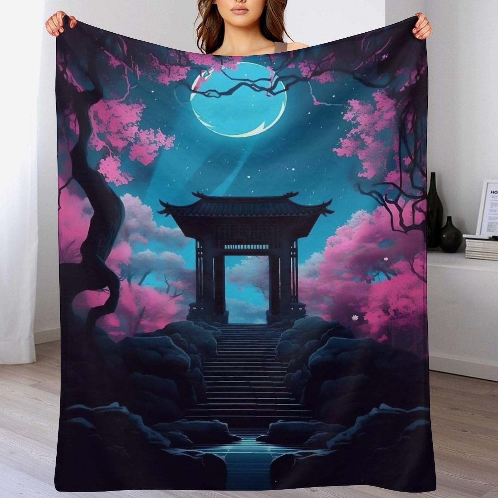 Couverture chaude flannel finis les pieds froids avec ce grand plaid Japon