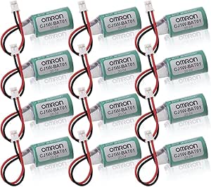 Lot De 5 Piles Li-Ion 3V Pour Module Mémoire OMRON CJ1W-BAT01 - Compatibles CP1H, CP1L