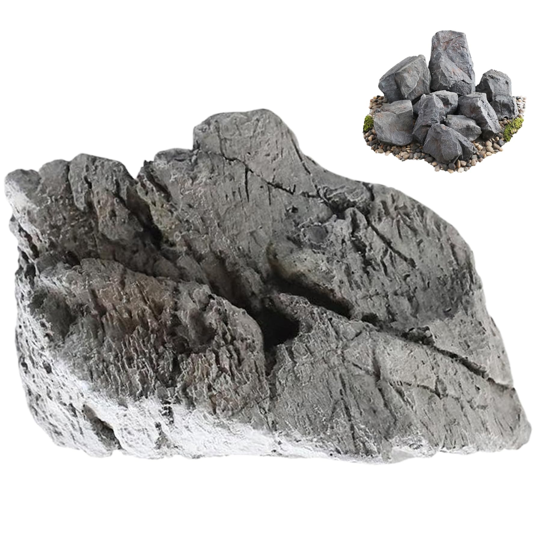 Lightweight Artificial Rock Cover - Realistic Foam Decorative Boulder For Hiding Wells, Pipes, Utility Boxes In Landscaping & Garden