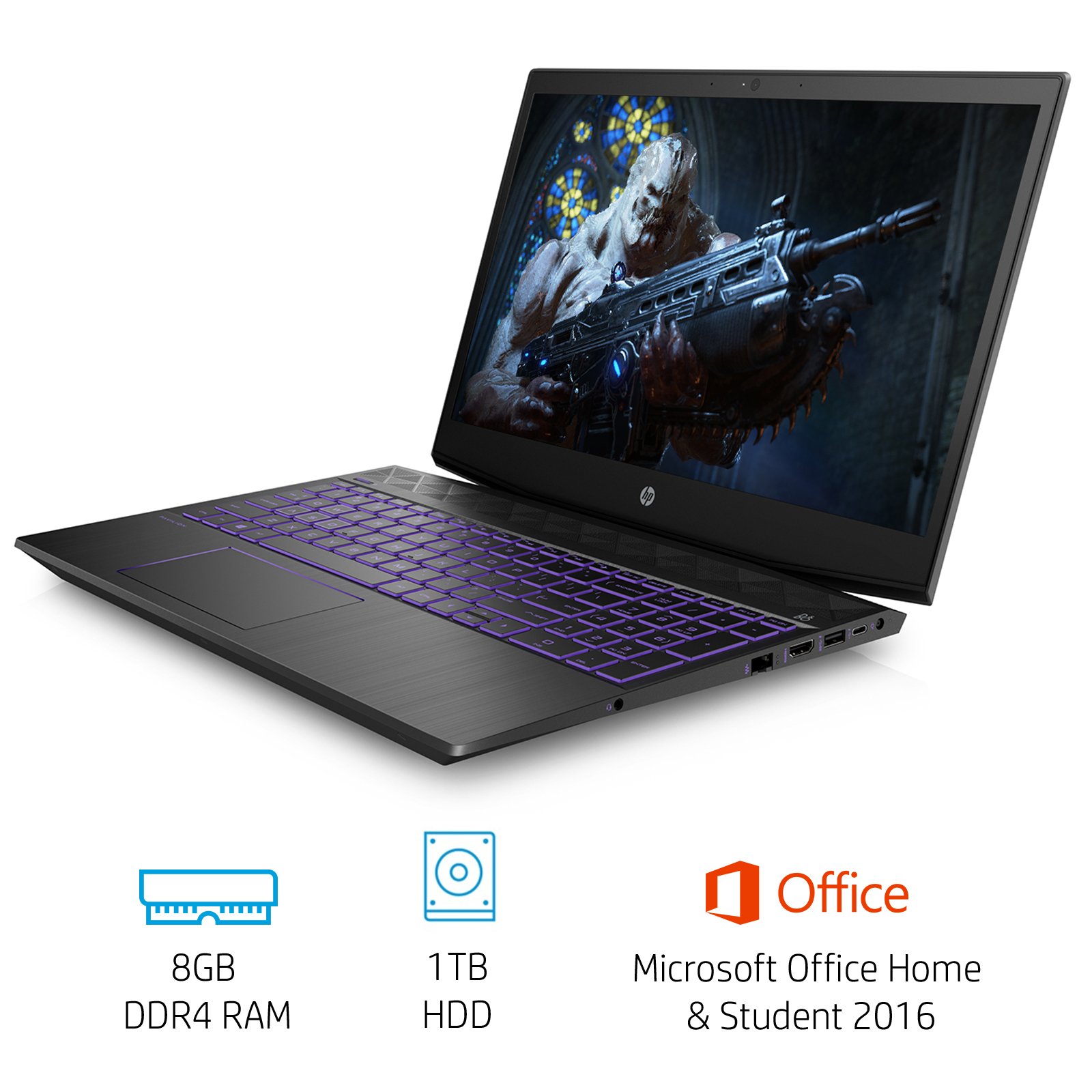HP pavilion Laptop15-cs3141tx 【Core i 7】 HP Pavilion Gaming 15-cx0140tx FHD Gaming Laptop (8th Gen i5-8300H