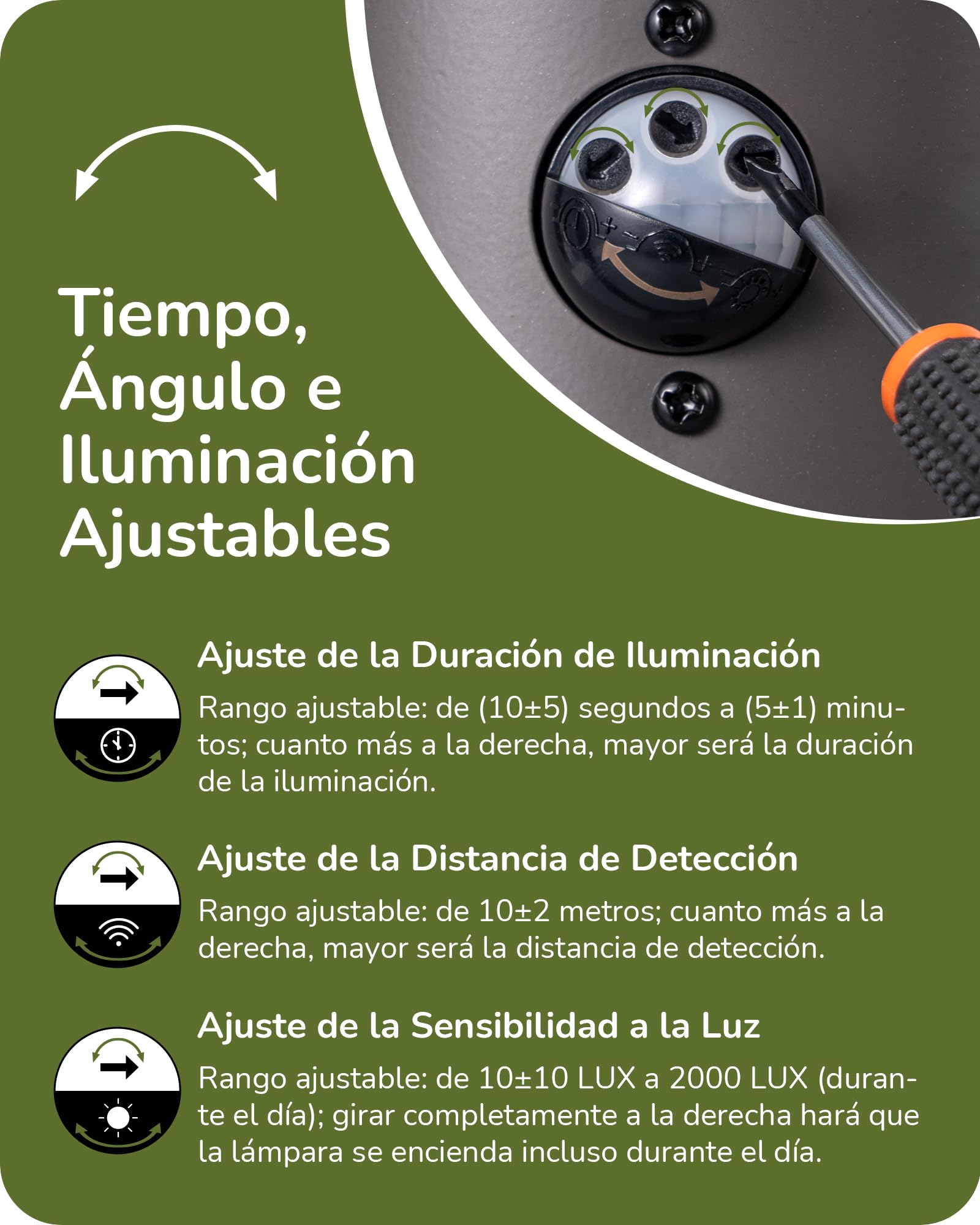 EDISHINE Aplique Pared Exterior E27, Sensor de Movimiento, IP44, Antracita | Carcasa de Aluminio con Sensor Crepuscular, Sin Bombilla, Impermeable para Jardín, Fachada y Puerta de Entrada
