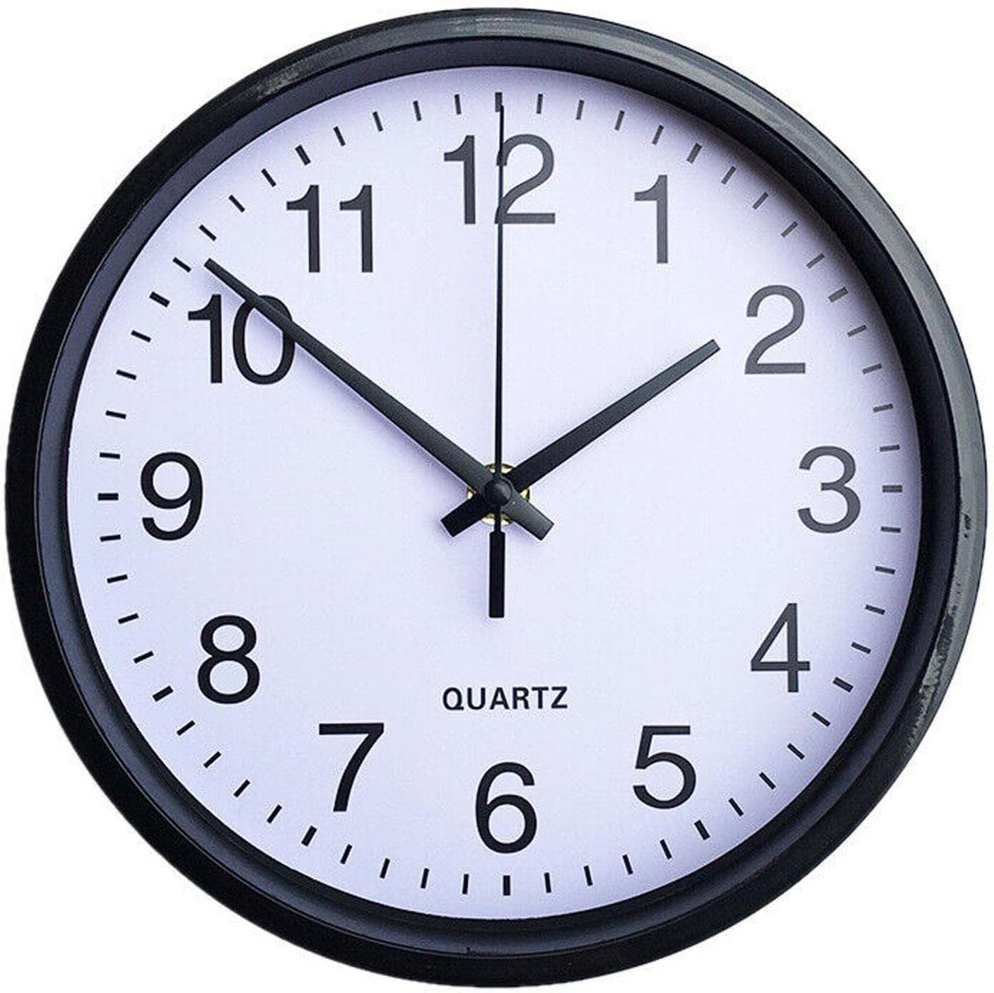 True Face Wall Clock Modern Large Number Round Clocks for Kitchen Home ...