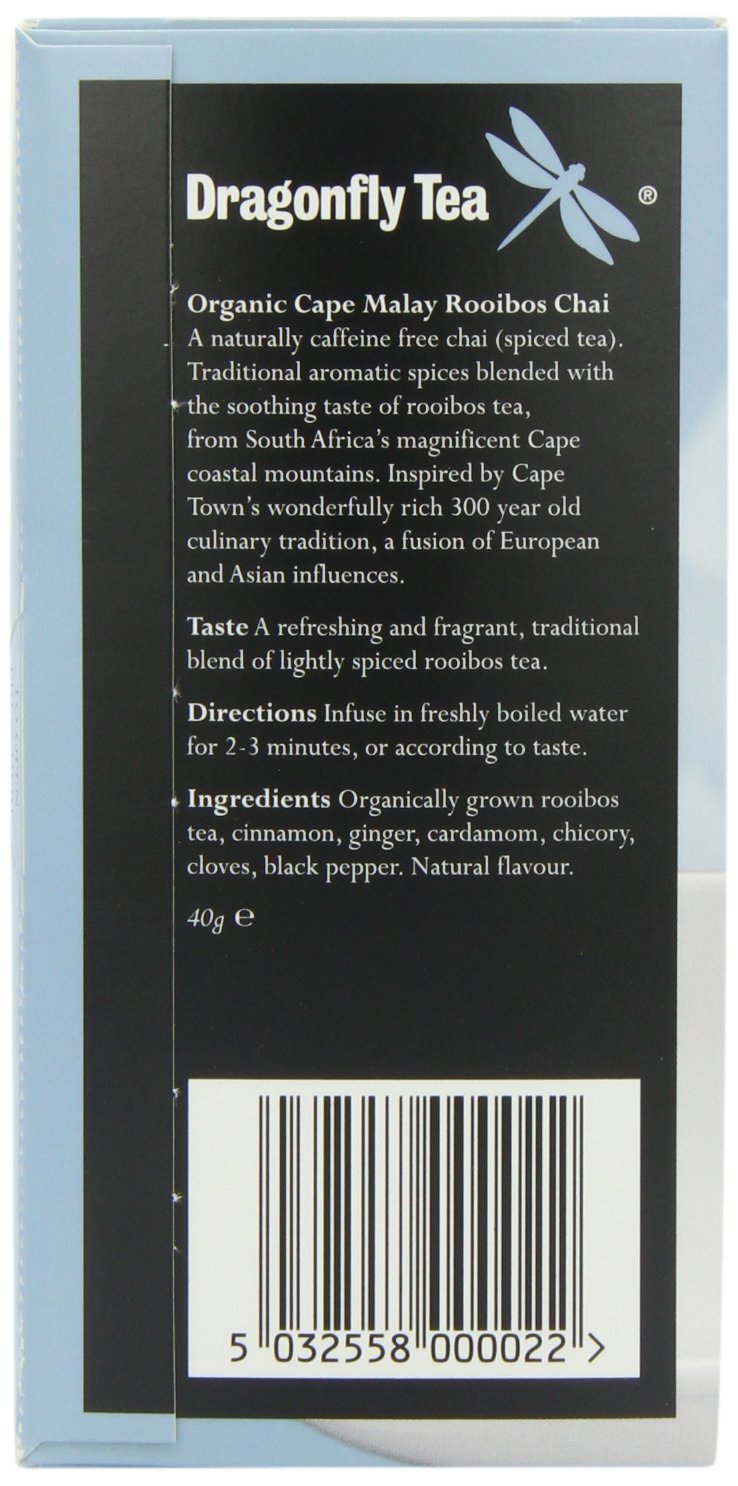 Organic Cape Malay Rooibios Chai (Pack of 8)