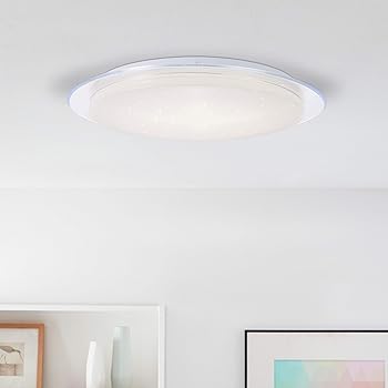 Leuchten - Plafonnier LED à Intensité Variable Sur 3 Niveaux Fonction Mmoire Couleur De Lumire Blanc Chaud Plafonnier Led Rond Couleur Aluminium  Adce25fe 3416 599e Abf2 Cb146960938d
