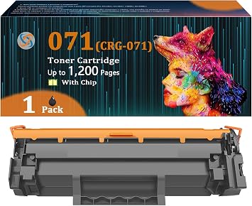 071 Toner Cartridges Replacement for Canon 071 CRG-071 CRG071 High Yield Toner Compatible for Canon LBP 120dw 122dw MF 270 275dw 272dw Printers, 1 Black