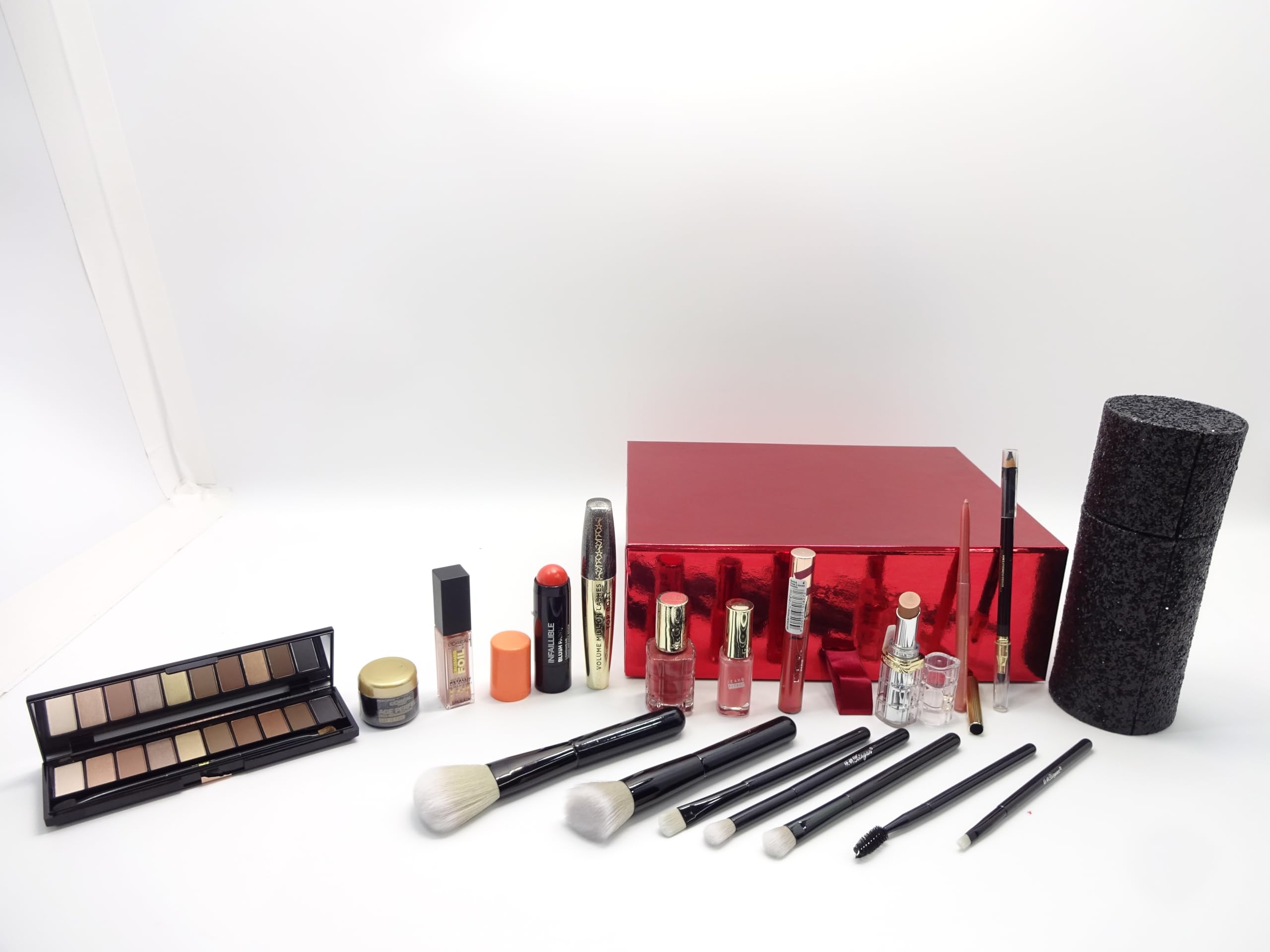 Ensemble de pinceaux de maquillage Kabuki avec support pour la fête des mères