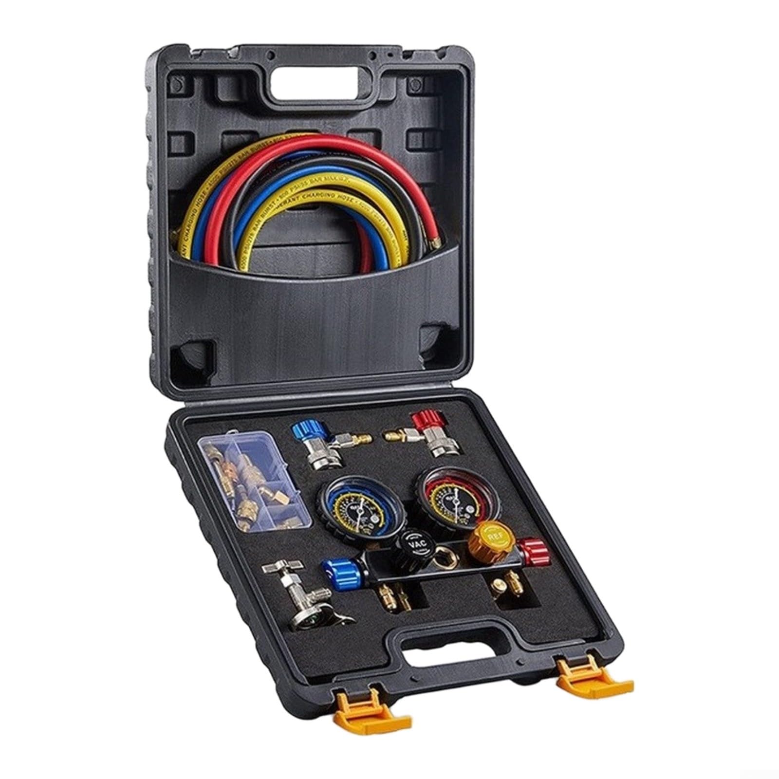 Lot de 4 manomètres de collecteur pour R22 R134A R410A