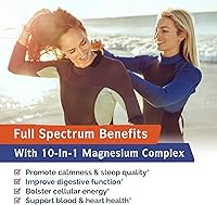 Vista 4 de Innate Vitality 10-in-1 Magnesium Complex 960mg, 420mg Elemental Mag per Serving, with Magnesium Glycinate, Citrate, Malate, and More, Sleep