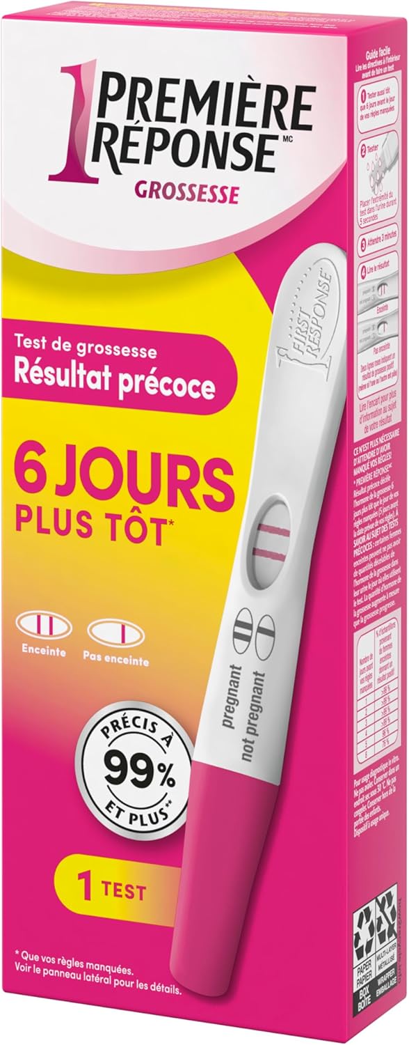 First Response Early Result - Pregnancy Test Kit - Detect Pregnancy 6 Days Sooner Than Your Missed Period - Over 99% Accurate - Analog (1 Count) - Image 9