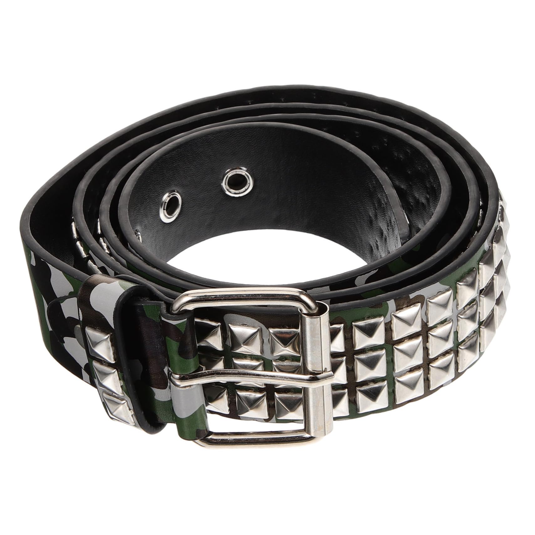 BESPORTBLE 5 Piezas Cinturón De Caballero Elástico Para Los Hombres Tela Cinturón Vaquero Cinturones Para Hombres Tejido Camuflaje Cintura Imitación De Cuero Camouflage