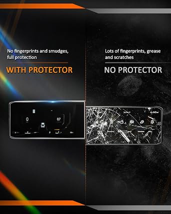 CDEFG (6Pcs for 2025 2026 Kia K5 Screen Protector, 12.3 Inch Touchscreen + Gauge Cluster+ AC, 2025+ K5 (LXS, GT-Line, GT, EX) Accessories Split 6Pcs Nano Film