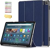 Vista 1 de Funda con soporte para tableta Yaxa Kindle Fire Max 11 (13ª generación, versión 2023) con función de encendido y apagado automático, triple