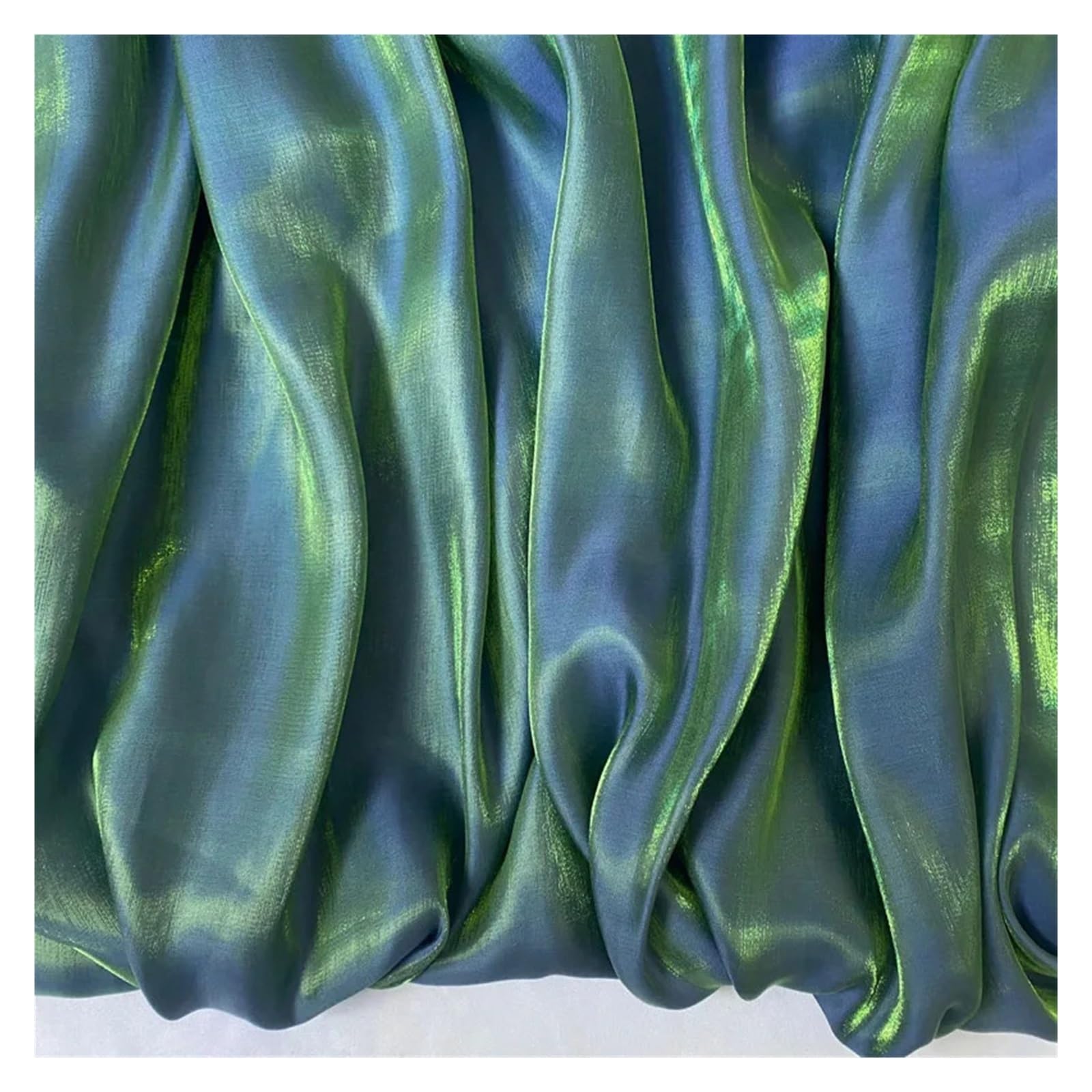 Satin Fabric, Rayon Polyester, Multicolor, 150cmx(1-10) Yard for Sewing(Color33,150cmx5yard)