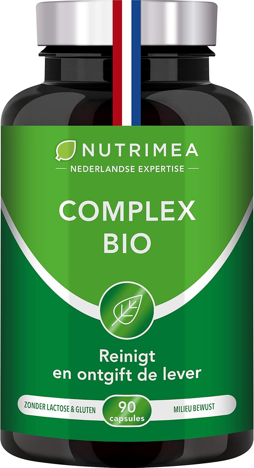 COMPLEXE BIO – Detox darm, lever en dikke darm 100% natuurlijk – Artisjok, Zwarte Radijs, Kurkuma – Hoge dosering – 90 plantaardige capsules – Nutrimea – Franse expertise