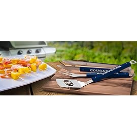 YouTheFan 5021589 NCAA BYU Cougars Spirit Series 3-Piece BBQ Set, 22 x 9, Team Colors