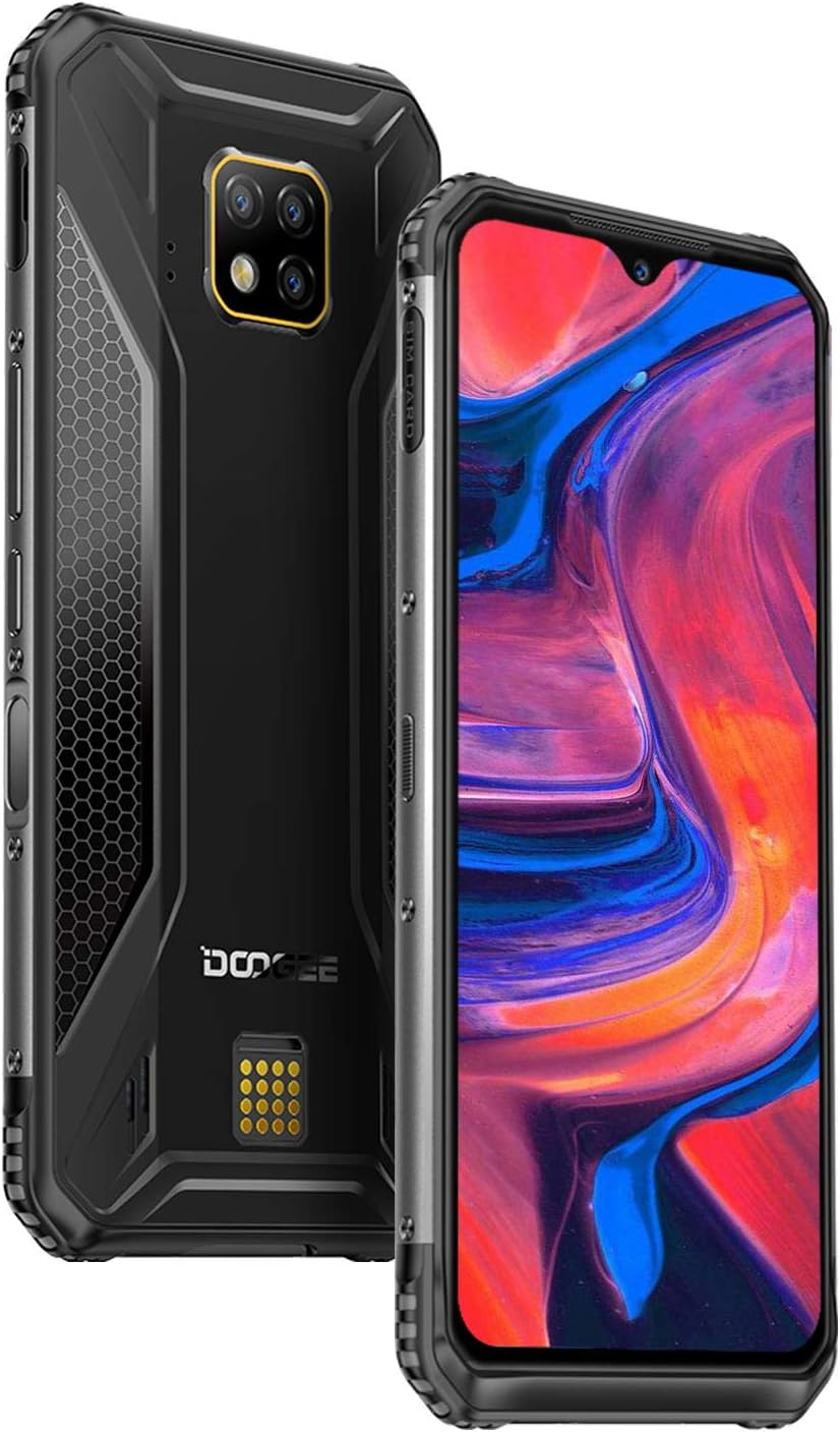 DOOGEE S95 PRO Rugged Smartphone 4G, Unlocked Cellphone Outdoor, 8+128GB, Helio P90 Dual SIM Free Android 9.0 IP68/IP69K Waterproof, 48+8+8+16MP AI Cameras, 6.3 inch, 5150mAh, GPS/NFC/Wireless Charge