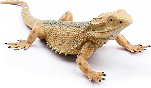 Figura de lagarto Juguetes de animales de lagarto, juguetes de lagartos, juguetes de lagartos de plástico, figuras de animales de dragón barbudo