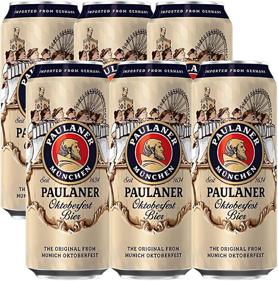 Kit 6 Cervejas Paulaner Edição Especial Oktober Bier 500ml
