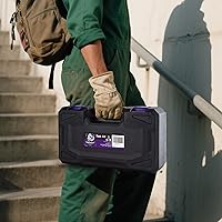 Vista 8 de CARTMAN Home Tool Set Kit, Basic Household Hand Tools with Storage Case Purple