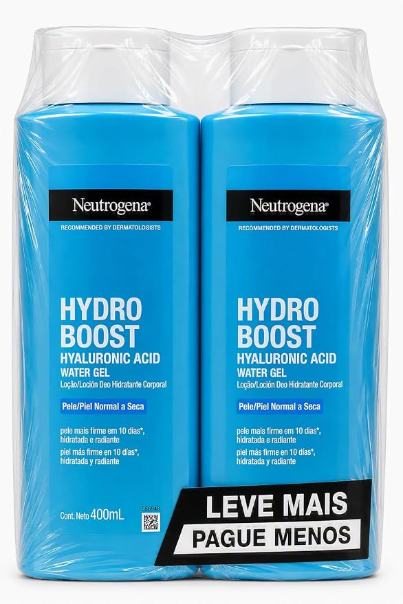 Neutrogena Hidratante Corporal Hydro Boost Water Gel, Kit com 2 Unidades de...