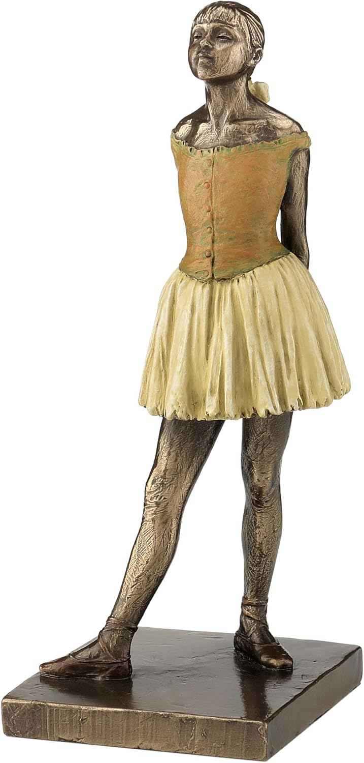 Degas Little Dancer Ballerina Statue (7.25" Tall) Multicolor